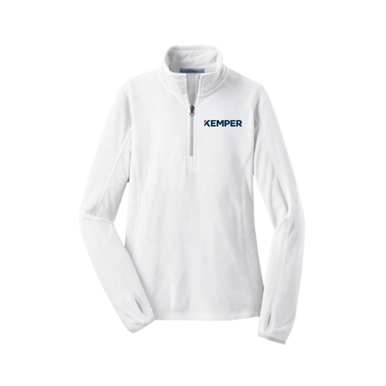 Picture of Ladies' Microfleece 1/2 Zip Pullover - Stocked