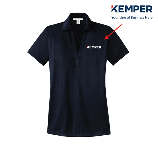 Picture of Ladies' Performance Fine Jacquard Polo - Special Order