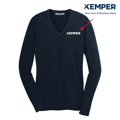 Picture of Ladies' V-Neck Sweater - Special Order