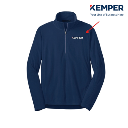 Picture of Men's Microfleece 1/2 Zip Pullover - Special Order
