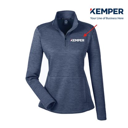 Picture of Ladies' Fleece 1/4 Zip Pullover - Special Order