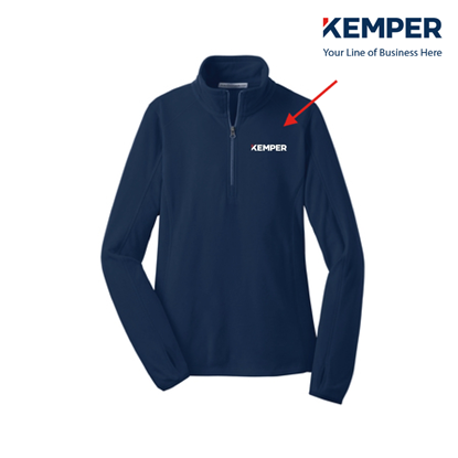 Picture of Ladies' Microfleece 1/2 Zip Pullover - Special Order